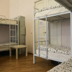 My Hostel on Arbat Кровать в общем номере с двухъярусной кроватью фото 10