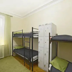 Bainay Hostel on Okhotnyy Ryad Кровать в общем номере с двухъярусными кроватями фото 9