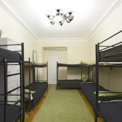 Bainay Hostel on Okhotnyy Ryad Кровать в общем номере с двухъярусными кроватями фото 7