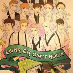 Отель Ewha DH Guesthouse Кровать в женском общем номере с двухъярусной кроватью фото 5
