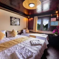 Отель Halong Fantasea Cruise 3* Номер Делюкс с различными типами кроватей фото 24