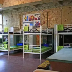 Typography Hostel Кровать в общем номере с двухъярусными кроватями фото 21