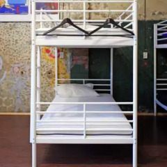 Typography Hostel Кровать в общем номере с двухъярусными кроватями фото 20