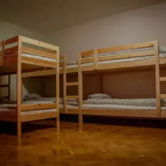 Bm Hostel Na Sverdlova Кровать в общем номере двухъярусные кровати фото 11