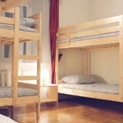Bm Hostel Na Sverdlova Кровать в общем номере двухъярусные кровати фото 5