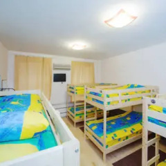 Мини-Отель Компас Кровать в общем номере с двухъярусной кроватью фото 36