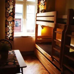 Отель Hostelik Wiktoriański Стандартный номер с различными типами кроватей (общая ванная комната)