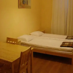 Happy Hippo Hostel Стандартный номер с двуспальной кроватью (общая ванная комната)
