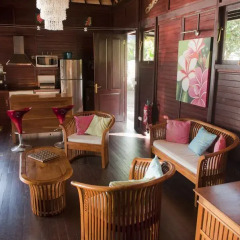 Отель Robinson's Cove Villas - Deluxe Wallis Villa Французская Полинезия, Муреа - отзывы, цены и фото номеров - забронировать отель Robinson's Cove Villas - Deluxe Wallis Villa онлайн интерьер отеля фото 3