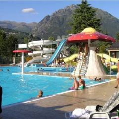 Отель Sunwaychalets Lago di Lugano Порлецца бассейн