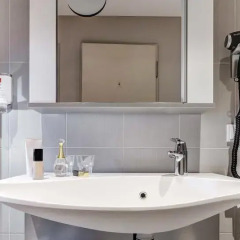 Отель Aparthotel Adagio Frankfurt City Messe 4* Студия с различными типами кроватей фото 3