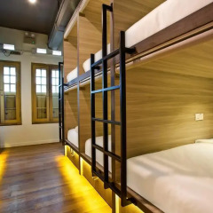 Capsule Pod Boutique Hostel Кровать в общем номере фото 5