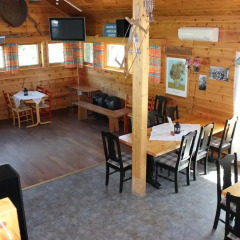 Отель Skysstasjonen Cottages питание
