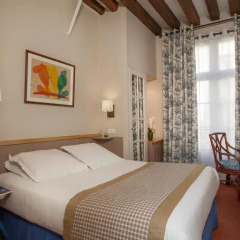 Отель Hôtel de Lutèce 3* Стандартный номер с различными типами кроватей фото 10