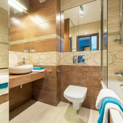 Отель P&O Apartments Aleja Krakowska Польша, Варшава - отзывы, цены и фото номеров - забронировать отель P&O Apartments Aleja Krakowska онлайн ванная