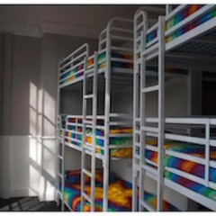 Отель Baggies Backpackers Angel Кровать в общем номере фото 6
