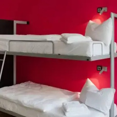 Five Elements Hostel Leipzig Улучшенный номер с различными типами кроватей фото 7