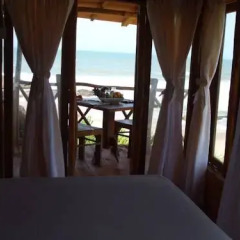 Отель Kirinda Beach Resort 2* Шале с различными типами кроватей фото 4