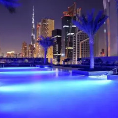 Отель JW Marriott Marquis Dubai 5* Номер Делюкс с различными типами кроватей фото 9
