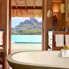 Отель Four Seasons Resort Bora Bora 5* Люкс с различными типами кроватей фото 17
