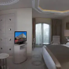 Отель Wyndham Grand Istanbul Kalamis Marina 5* Стандартный семейный номер с двуспальной кроватью фото 6