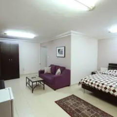 Апартаменты Al Waha Furnished Apartments Студия Делюкс с различными типами кроватей фото 4