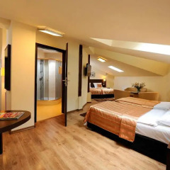 Отель Spatz Aparthotel 3* Стандартный номер с различными типами кроватей фото 9