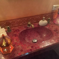 Отель Riad Dar Karima Марокко, Рабат - отзывы, цены и фото номеров - забронировать отель Riad Dar Karima онлайн ванная