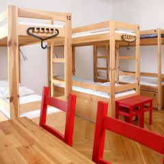 Fest Hostel Кровать в общем номере с двухъярусной кроватью фото 4