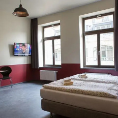 Апартаменты Aparion Apartments Leipzig City Апартаменты с двуспальной кроватью фото 10