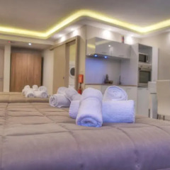 Апартаменты Onyx Suites & Apartments Семейная студия с двуспальной кроватью фото 2