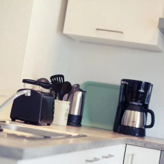 Отель Ferienhaus Friedrichsmilde в номере
