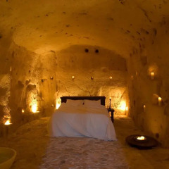 Отель Sextantio Le Grotte Della Civita 4* Стандартный номер фото 7