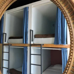 Capsule Hostel Mexico City Кровать в общем номере фото 14