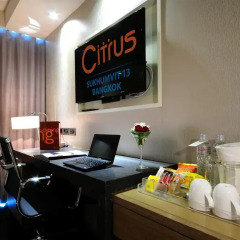 Отель Citrus Sukhumvit 13 by Compass Hospitality 3* Улучшенный номер с различными типами кроватей фото 8
