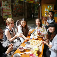 Hello Chengdu International Youth Hostel Стандартный номер с различными типами кроватей фото 4