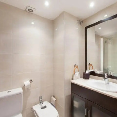 Отель Apartamento en playa ванная