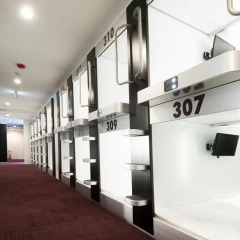 Spa & Capsule Hotel GrandPark-Inn Yokohama 2* Капсула в женском общем номере фото 2