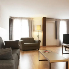 Апартаменты Aspasios Plaza Real Apartments Студия Эконом с различными типами кроватей фото 4