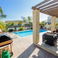 Отель Oceanview Villa 089 Кипр, Протарас - отзывы, цены и фото номеров - забронировать отель Oceanview Villa 089 онлайн бассейн фото 3