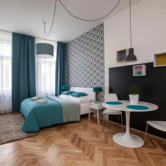Апартаменты Comfortable Prague Apartments Студия с различными типами кроватей фото 3