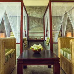Отель Amba Ayurveda Boutique Hotel Шри-Ланка, Пляж Golden Mile - отзывы, цены и фото номеров - забронировать отель Amba Ayurveda Boutique Hotel онлайн интерьер отеля фото 2