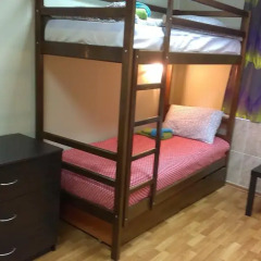 Хостел Агат Кровать в женском общем номере с двухъярусными кроватями фото 10