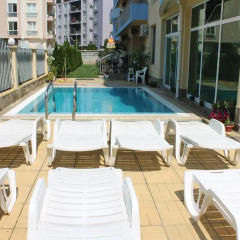 Отель Aqua Blue Apartments Болгария, Солнечный берег - отзывы, цены и фото номеров - забронировать отель Aqua Blue Apartments онлайн бассейн фото 3