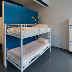 Отель CheapSleep Helsinki Кровать в общем номере с двухъярусной кроватью фото 4