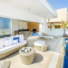 Отель Oceanview Villa 100 Кипр, Протарас - отзывы, цены и фото номеров - забронировать отель Oceanview Villa 100 онлайн бассейн фото 3