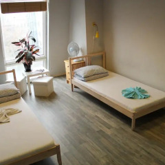 Fabrika Hostel Стандартный номер с 2 отдельными кроватями фото 4