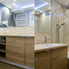 Отель Apartinfo Waterlane Apartments Польша, Гданьск - отзывы, цены и фото номеров - забронировать отель Apartinfo Waterlane Apartments онлайн ванная