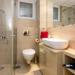 Отель Slavija Square Apartments Сербия, Белград - отзывы, цены и фото номеров - забронировать отель Slavija Square Apartments онлайн ванная