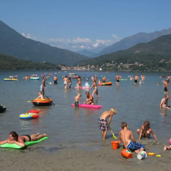 Отель Camping Continental Lido Вербания приотельная территория